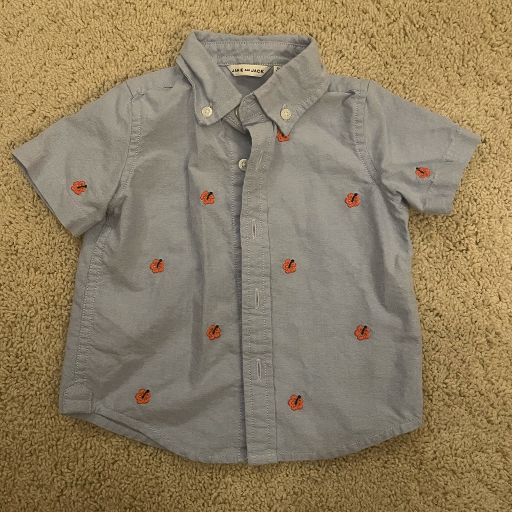 Janie and Jack Button Up